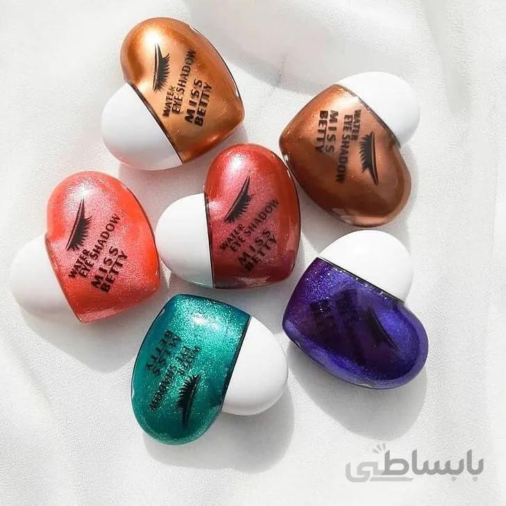 خط چشم رنگي و گلیتری قلبي ميس بيوتي