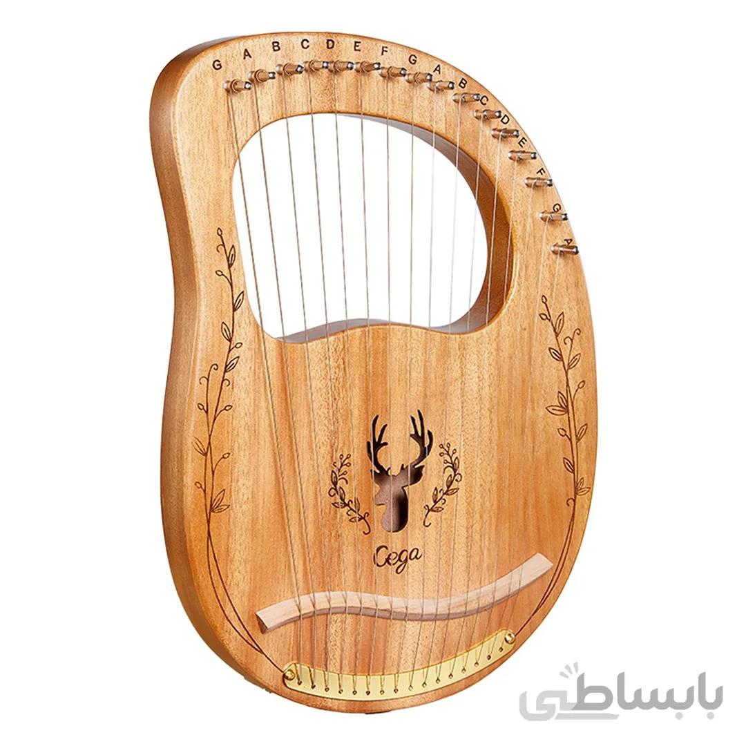 چنگ رومی 16 سیم سگا (نسکافه ای) مدل Cg01-ns