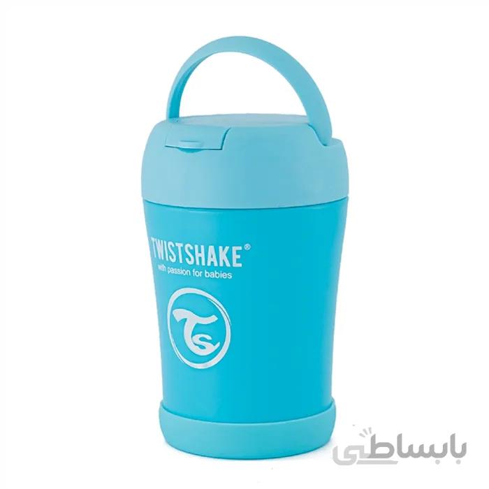 فلاسک غذا 350 میلی لیتری تویست شیک آبی