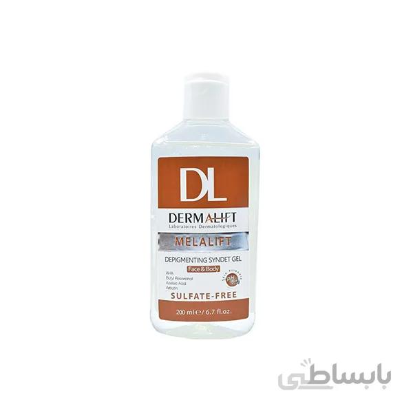 سیندت ژل روشن کننده پوست درمالیفت مدل Melalift حجم 200 میلی لیتر