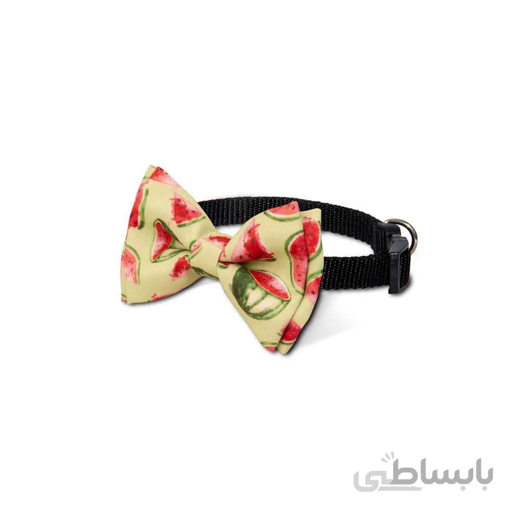 قلاده پاپیون گربه نیناپت مدل هندوانه ا Ninapet Bow Tie For Cats Watermelon Model