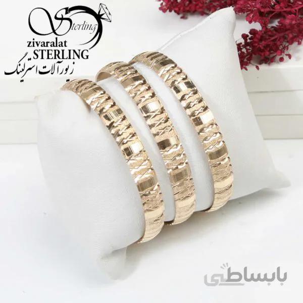 النگو طرح طلا مدل خطوط