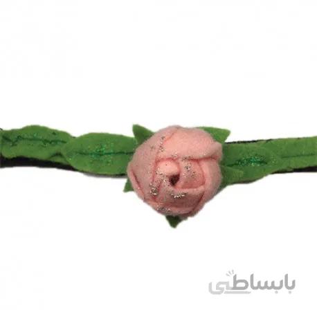 قلاده گلدار نمدی پرس پت
