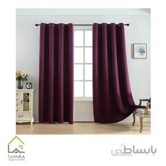 پرده اتاق و سالن کتان 280 سانت