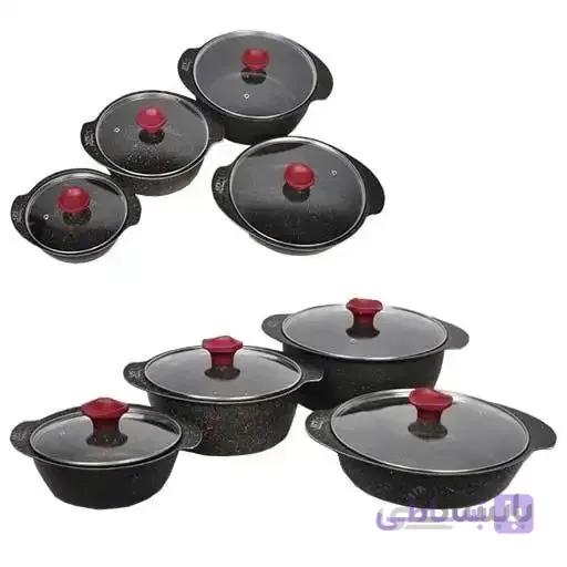 ست قابلمه چدن گرانیتی 10 پارچه استار