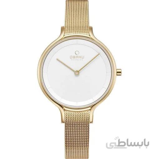ساعت مچی زنانه اباکو Obaku اورجینال مدل *V228LXGIMG