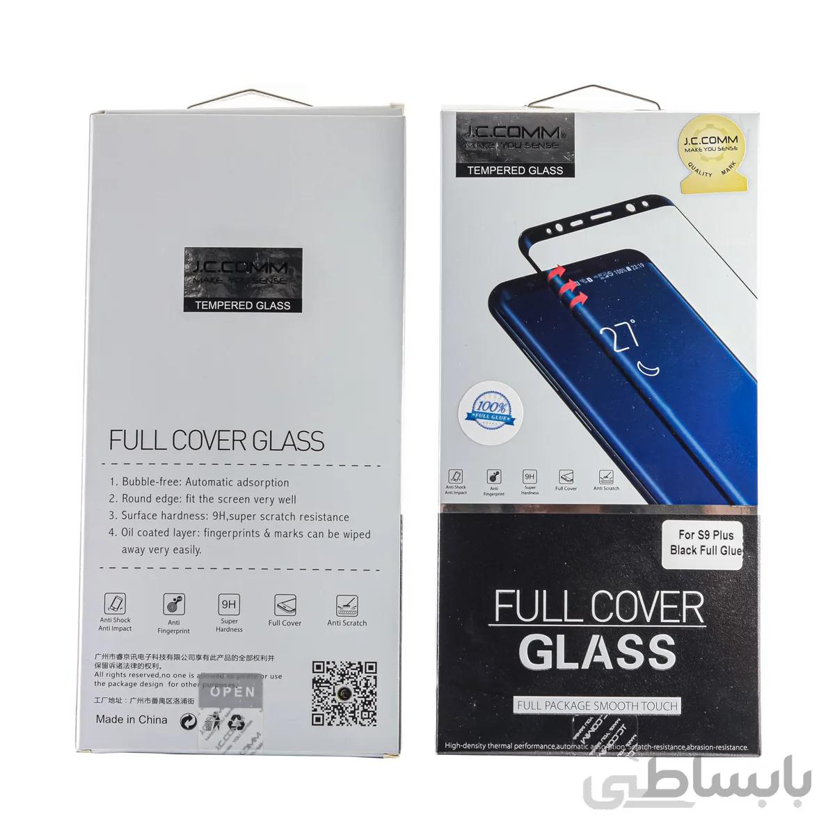 گلس سامسونگ گلکسی اس 9 پلاس جی سی کام J.c.comm Samsung Galaxy S9 Plus Tempered Explosion Glass
