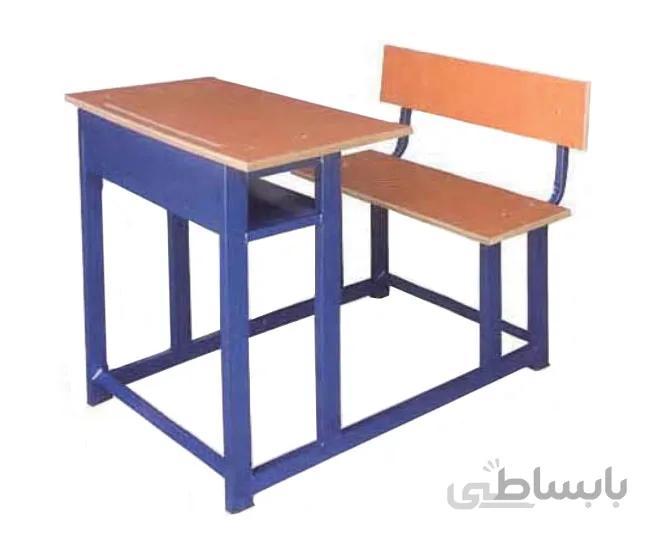 میز و نیمکت مهد کودک و مدارس عرض 90 سانتی متر