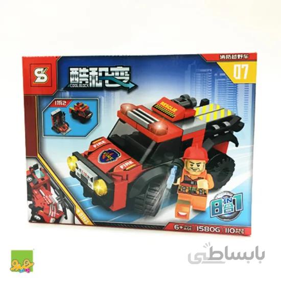 لگو جیپ آتش نشان 1580G