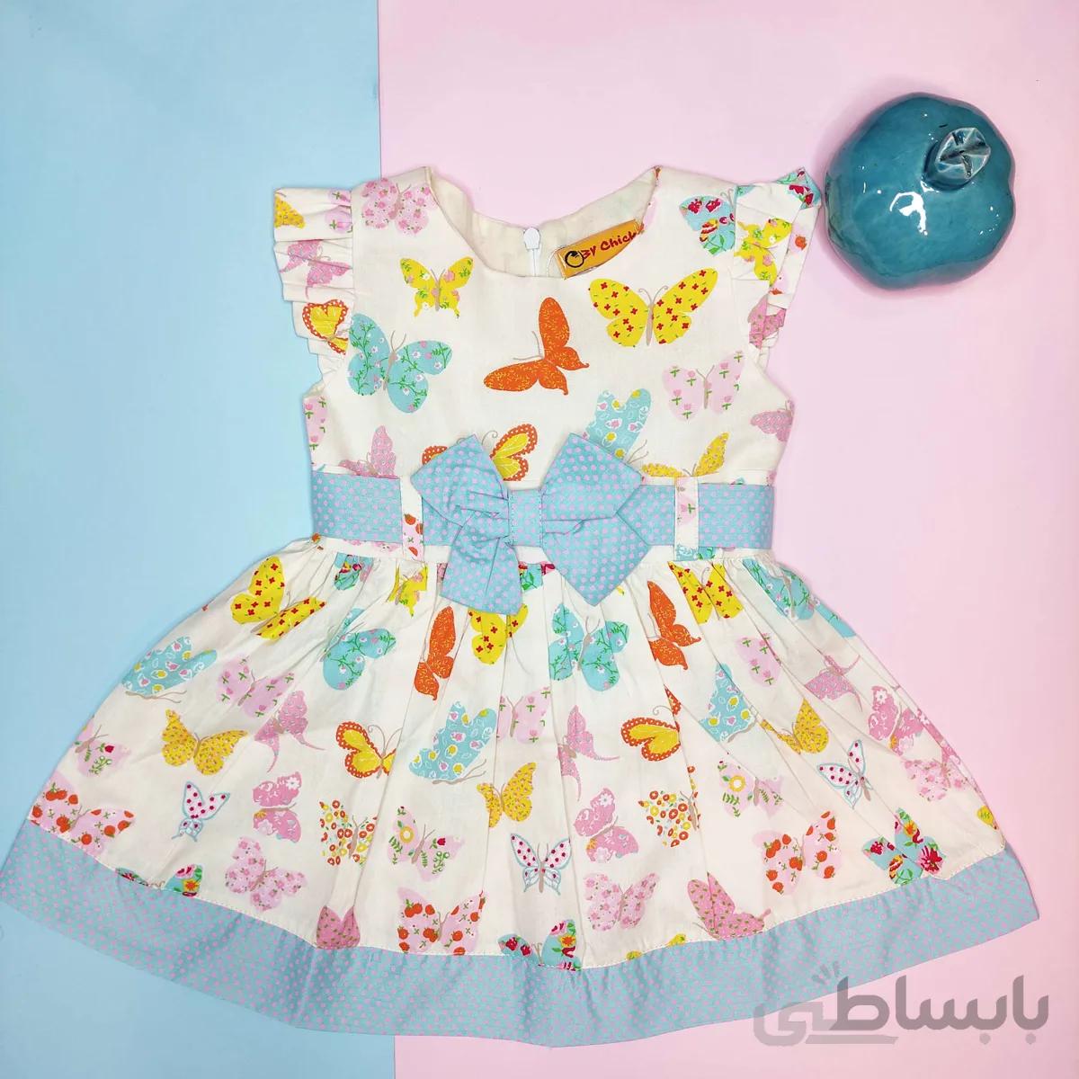 پیراهن پروانه ای مجلسی کد:3006