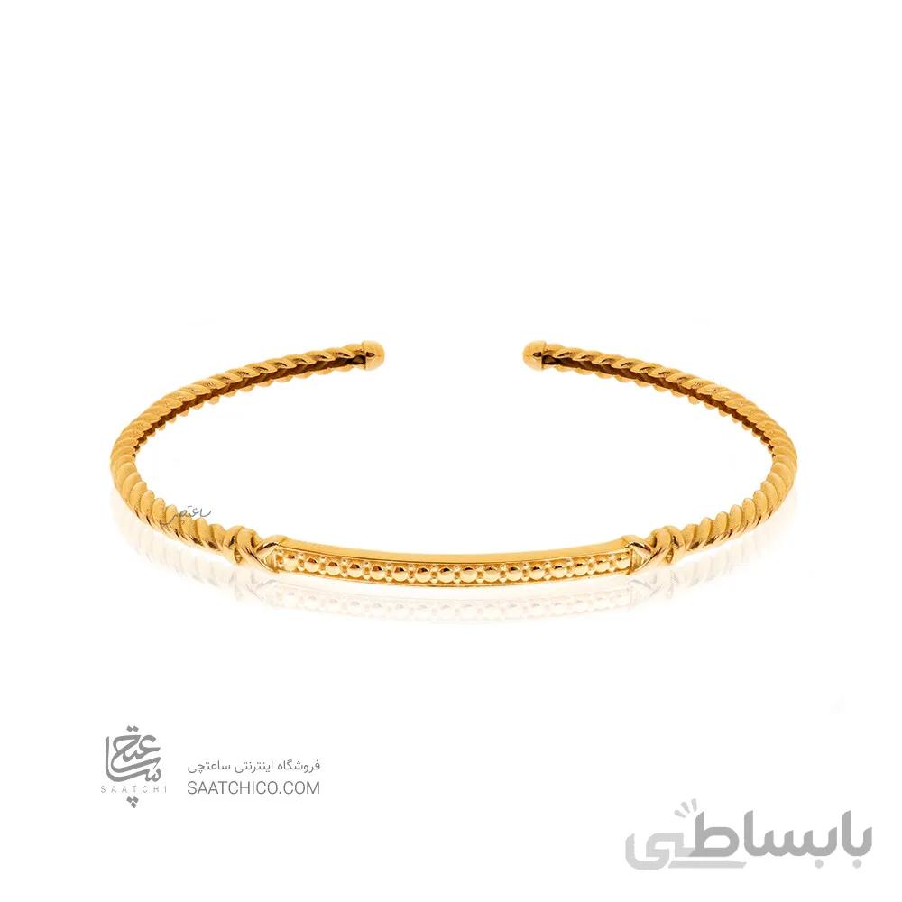دستبند النگویی طلا طرح دیوید یورمن کد CB483
