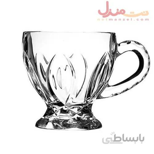 ست فنجان کریستال ایرنا طرح ورشو