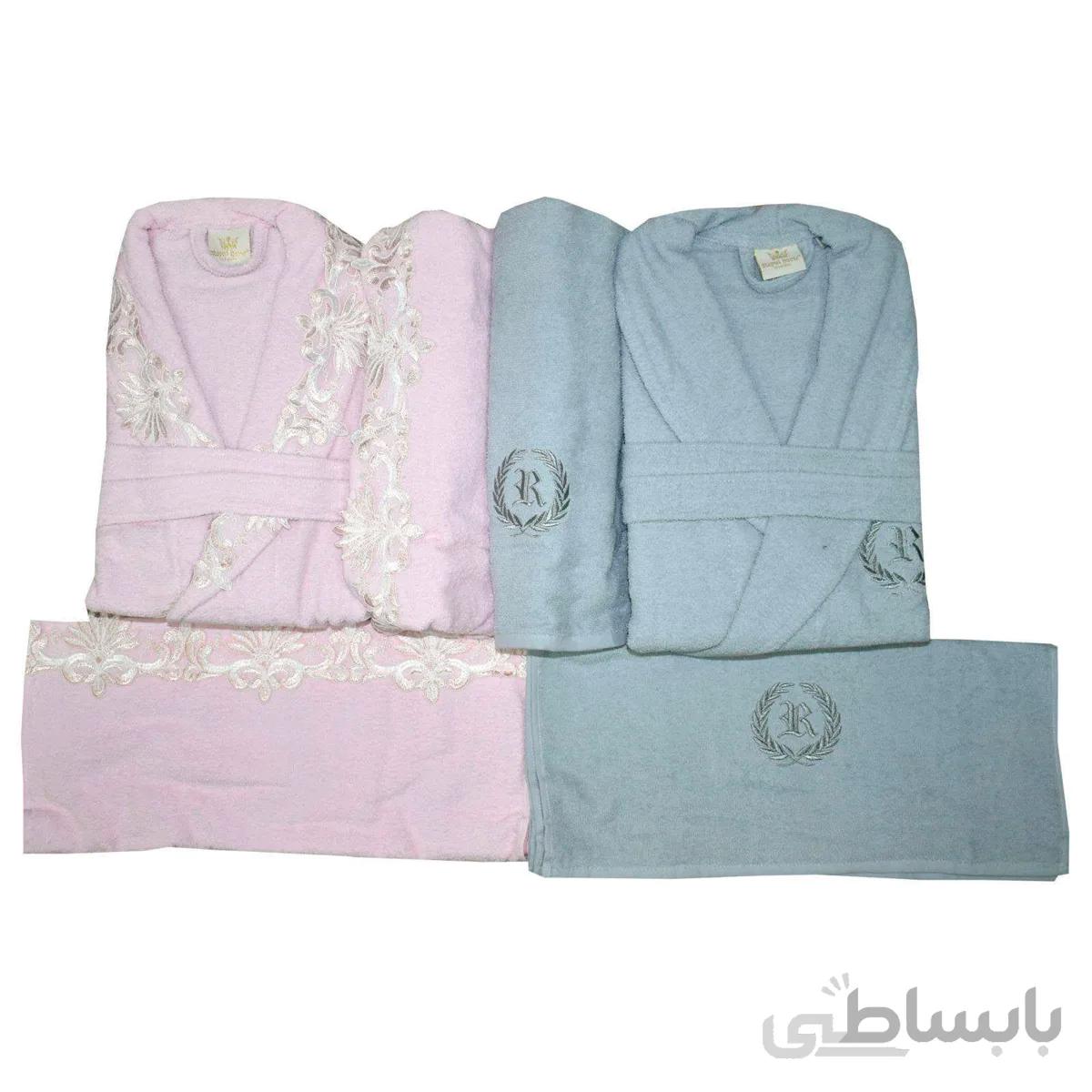سرویس حوله پالتویی ۶ تکه رویال هوم مدل Sea