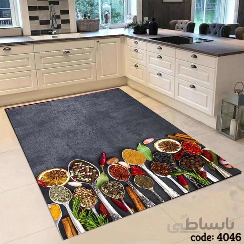 فرشینه اشپزخانه طرح قاشق ادویه 13-4046