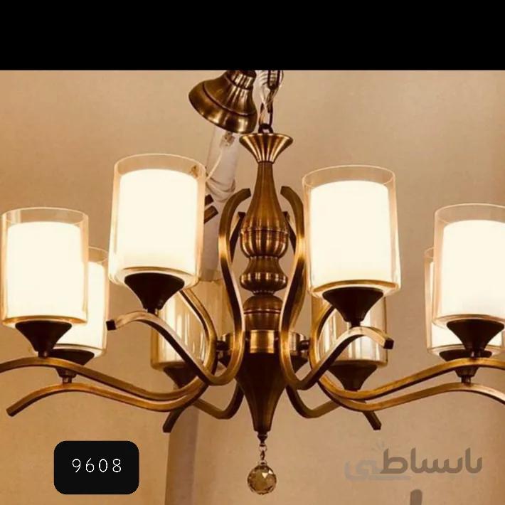 لوستر فلزی کد 9608