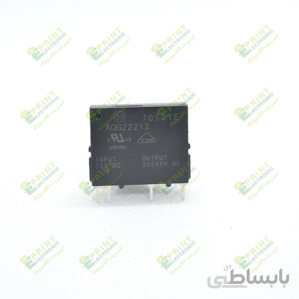 رله الکترونیکی SSR روبردی 4 پایه تک فاز 2 آمپر DC/AC