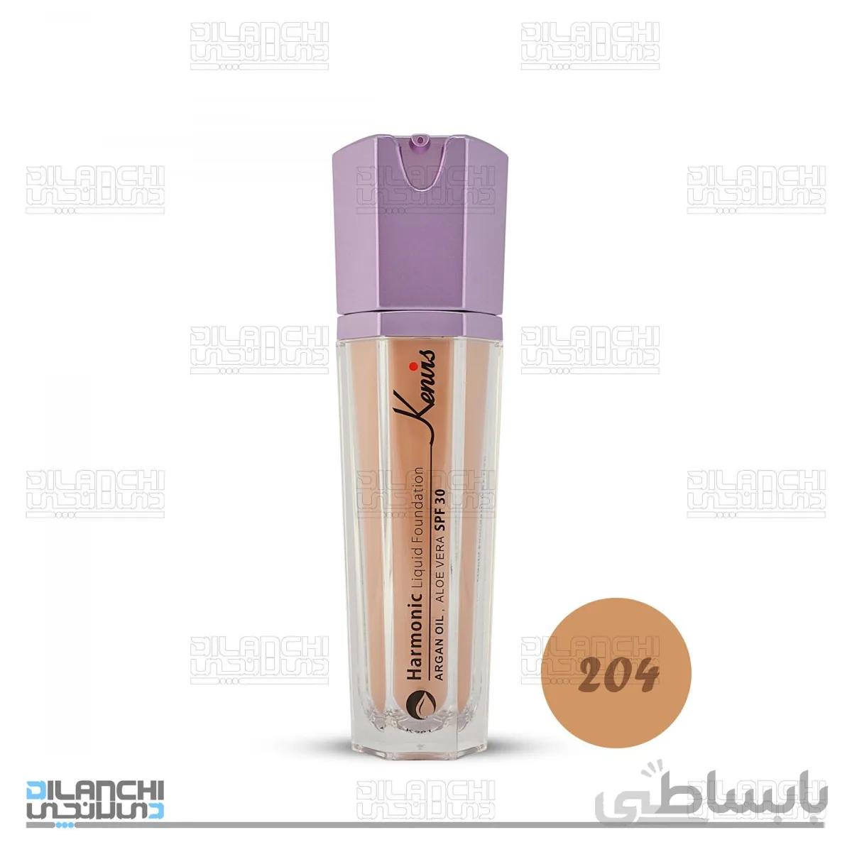 کرم پودر دوکاره کنویس ضد آفتاب SPF30 شماره 204