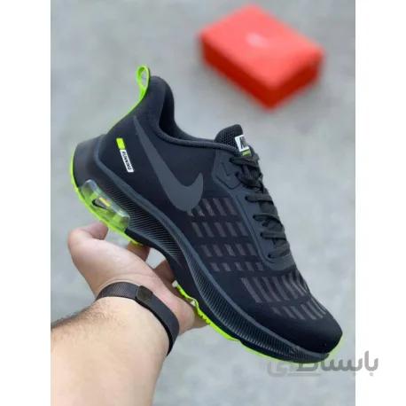 کتانی اصلی نایک زوم استراکچر مشکی سبز Nike zoom structure 38x