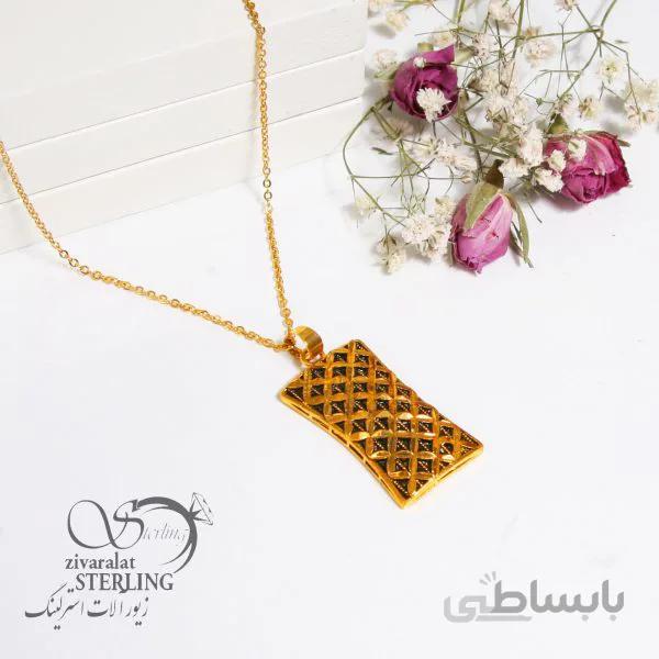 گردنبند زنانه طرح طلا کد 181397