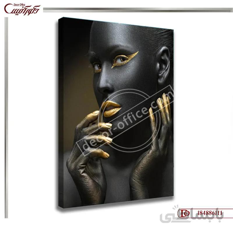 تابلو زن سیاه پوست 6111 ا Black woman painting 6111