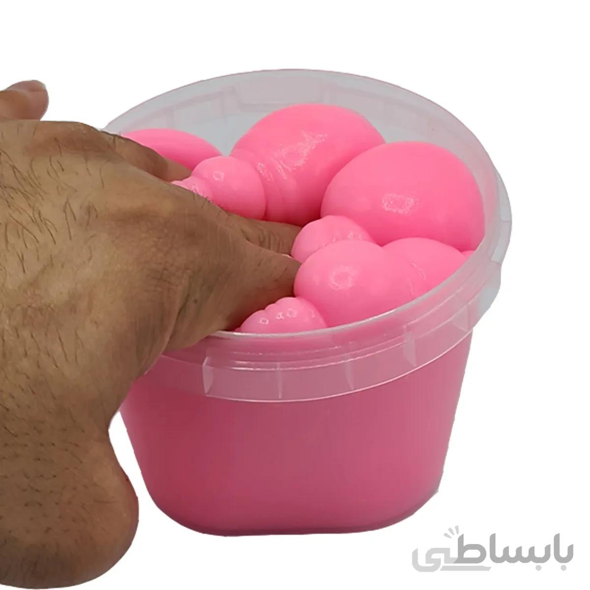 ژل بازی اسلایم خامه ای مدل super slime