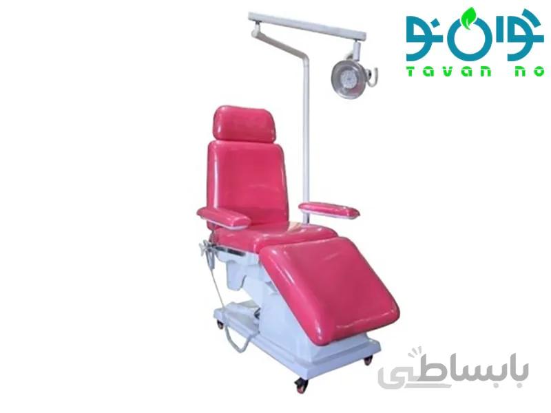 صندلی زیبایی سه موتوره چراغ دار