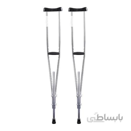 عصا زیر بغل گالوانیزه با ارتفاع قابل تنظیم