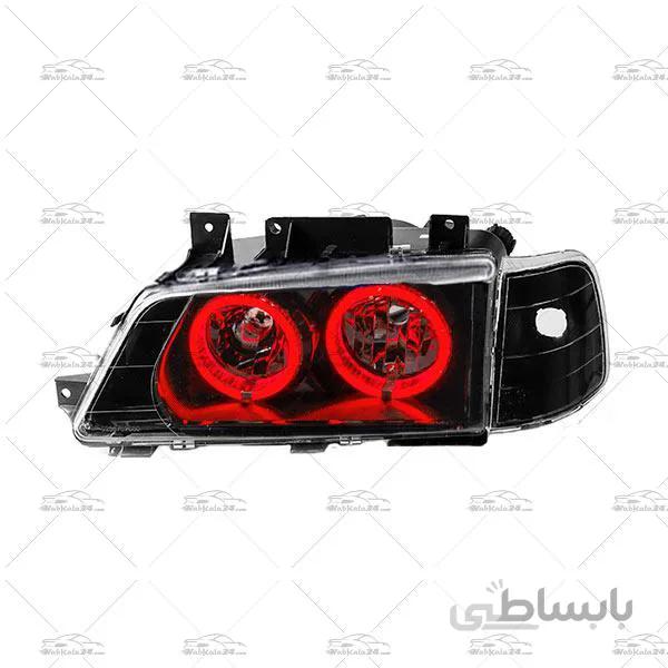 چراغ جلو اسپرت پژو 405 طرح سه بعدی قرمز ا 3D Red Front Light For Peugeot 405 Headlights