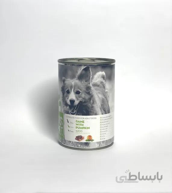 كنسرو Us Pet مخصوص سگ بالغ با طعم گوشت شكار و كدو تنبل ۴۰۰ گرمي
