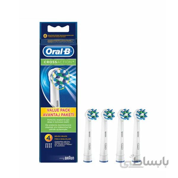 سری مسواک برقی اورال بی cross action 4 pcs