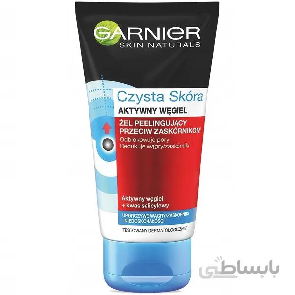 ژل شستشوی زغال فعال گارنیر Garnier Peeling Gel Against Blackheads