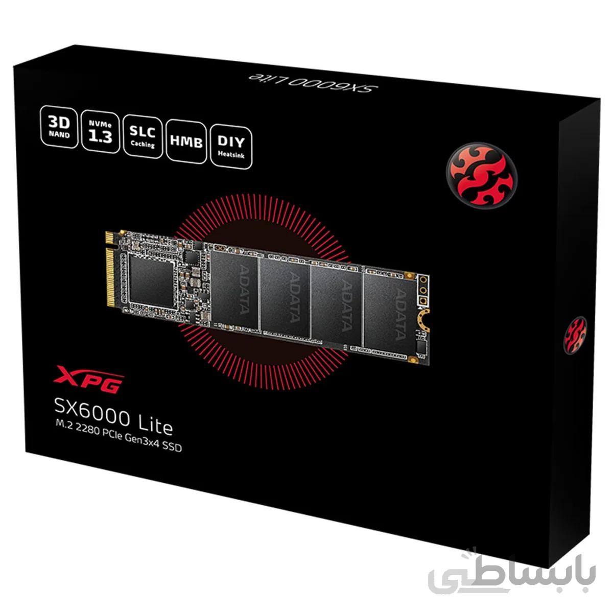 حافظه اس اس دی ای دیتا XPG SX6000 M.2 ظرفیت 128 گیگابایت ا Internal SSD ADATA XPG SX6000 M.2 2280 128GB