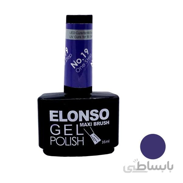 لاک ژل ناخن الونسو شماره 19 ELONSO
