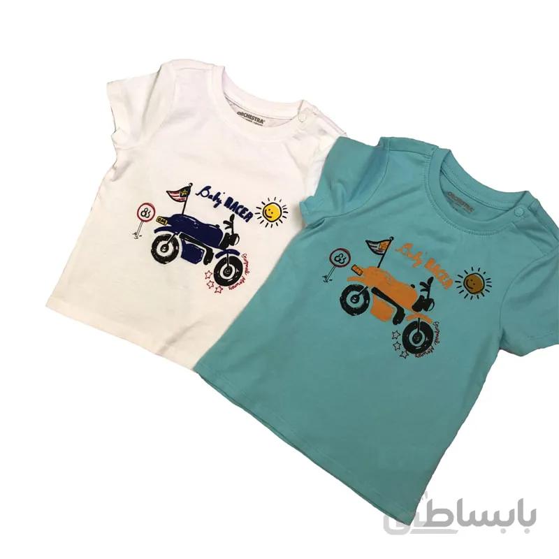تی شرت بچه گانه طرح موتوری
