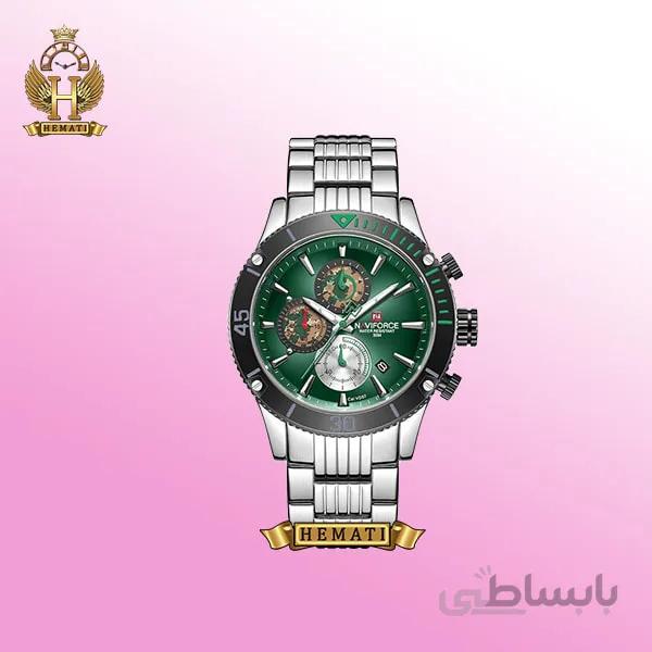 ساعت مردانه نیوی فورس Naviforce NF9173M (صفحه سبز)