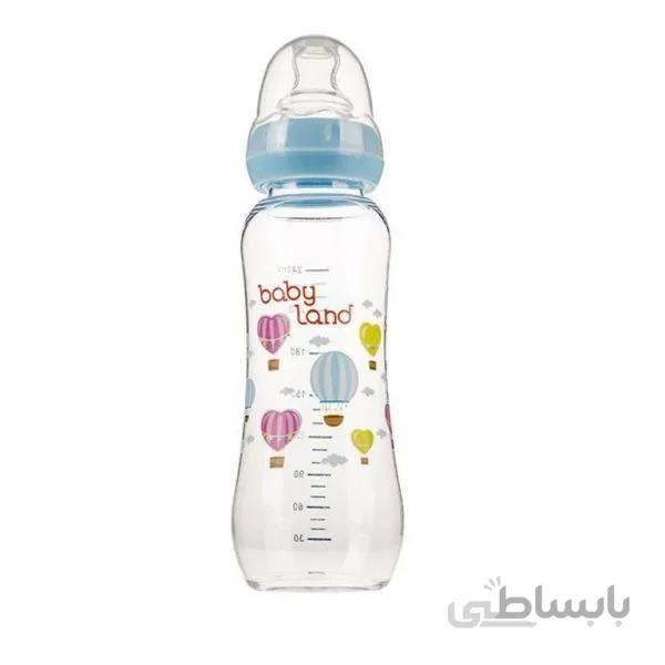 بطری شیر خوری کد 305 بی بی لند با سر ارتودنسی مناسب 6-18 ماهگی (240 میل)