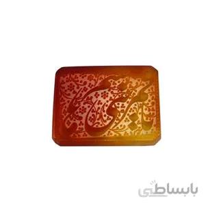 نگین عقیق خطی یا قمر بنی هاشم کد 3263 ا قیمت به شرط خرید تیمی