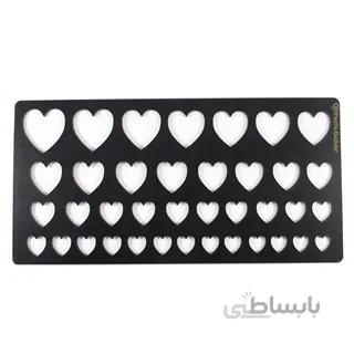 شابلون گوهر تراشی مدل قلب کد 2246 ا قیمت به شرط خرید تیمی