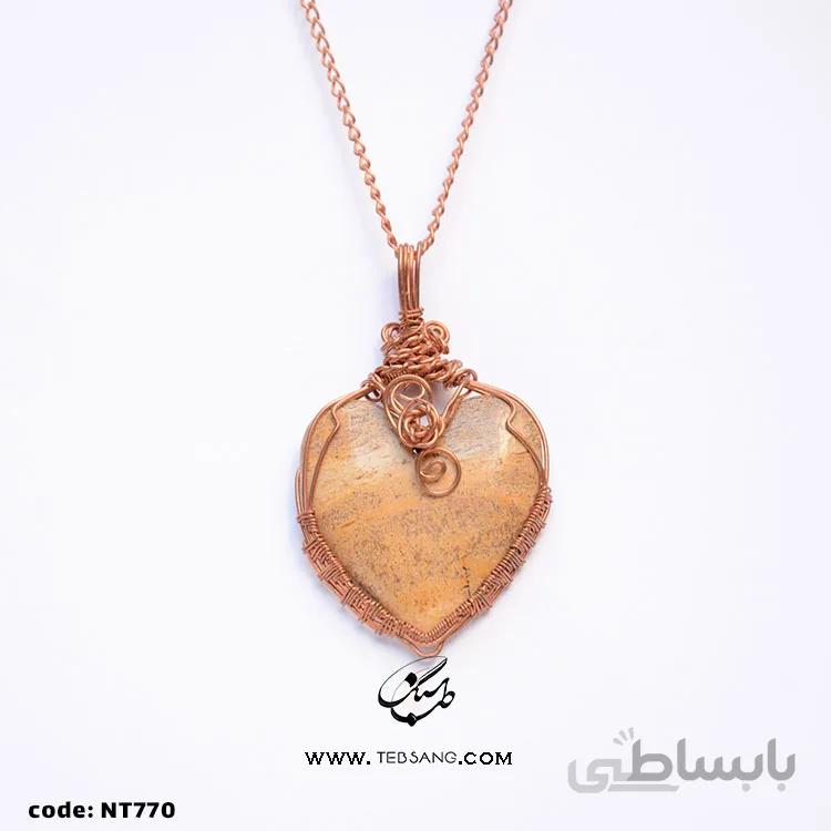 گردنبند زنانه سنگ جاسپر NT-770