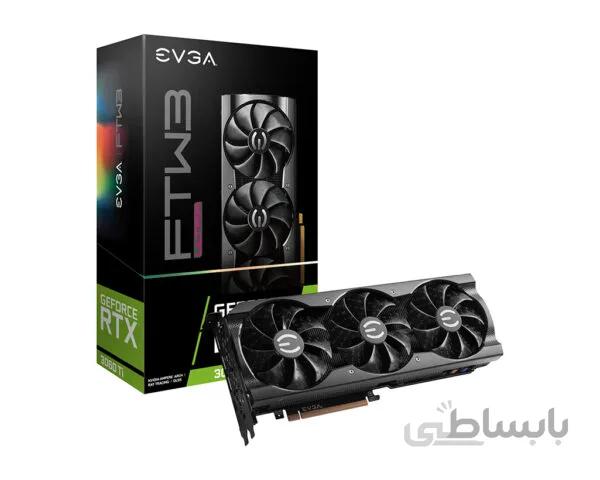 کارت گرافیک ای وی جی ای RTX 3060 Ti FTW3 ULTRA GAMING 8GB ا EVGA GeForce RTX 3060 Ti FTW3 ULTRA GAMING 8GB GDDR6 Graphics Card
