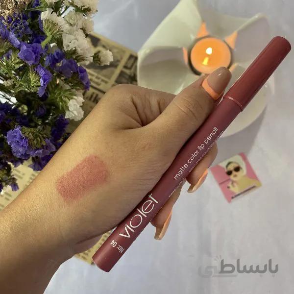 رژلب مدادی ویولتViolet (شماره ۴)