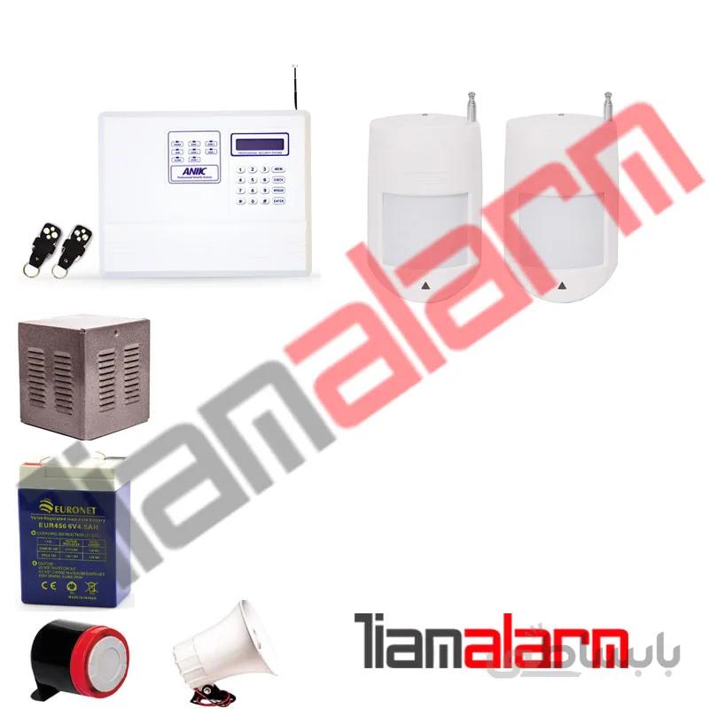 پکیج دزدگیر اماکن بیسیم مدل آنیک تلفنی A360H72