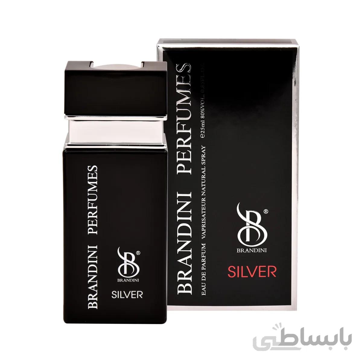 عطر جیبی مردانه برندینی مدل Silver حجم 25 میل