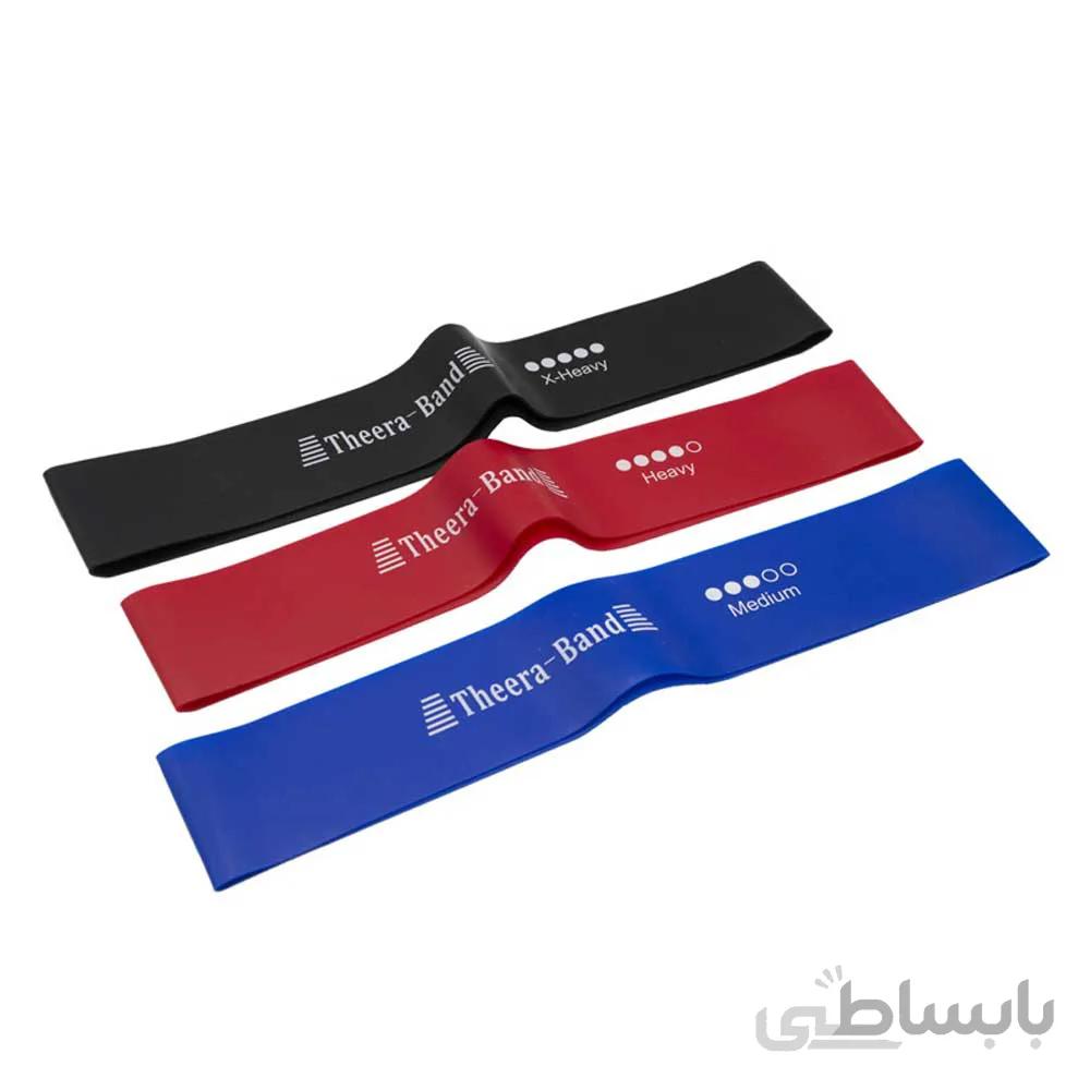 کش پیلاتس مینی لوپ ترابند TheraBand پک سه عددی