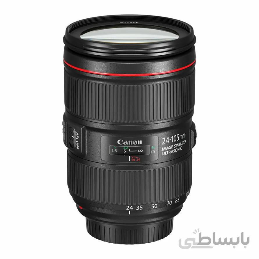 لنز زوم استاندارد کانن Canon EF 24-105mm f/4L IS II USM Lens بازرگانی جدی کالا ا Canon EF 24-105mm f/4L IS II USM