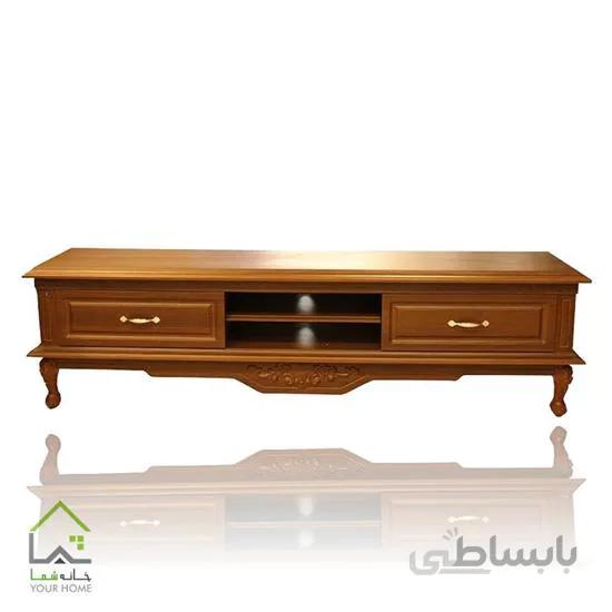 میز تلویزیون کلاسیک منبت کاری شده