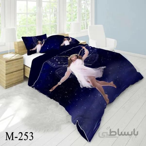 روتختی سه بعدی ساتن ابریشم ترک طرح خاص - کد M 253