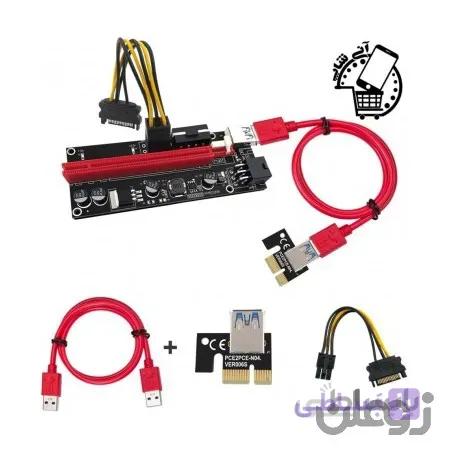 رایزر کارت گرافیک تبدیل PCI EXPRESS X1 به X16 مدل 009s GOLD — تصویر 1