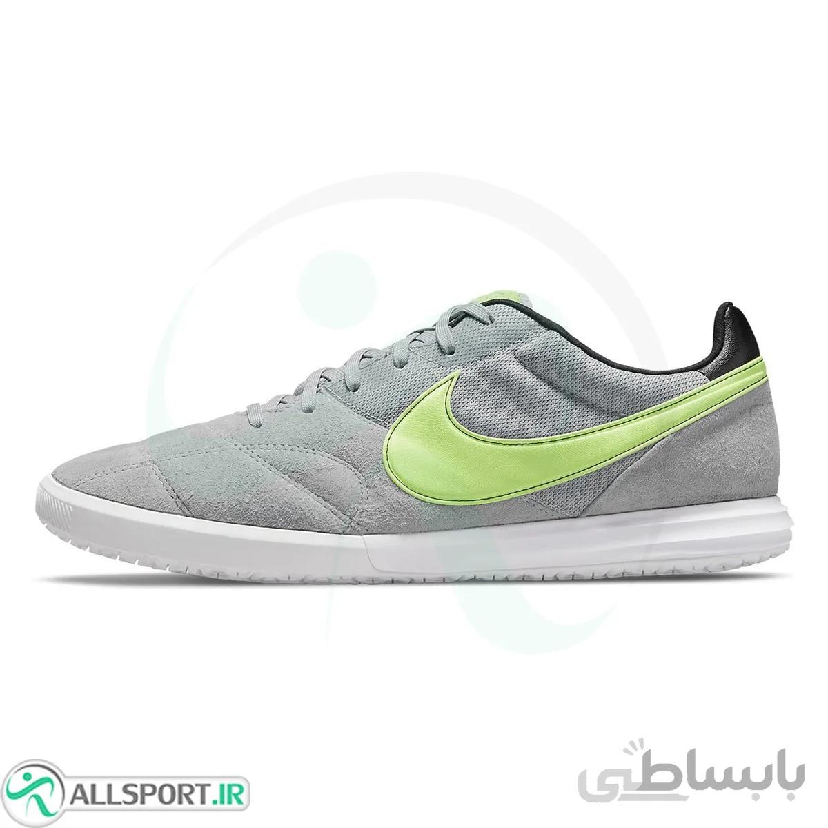 کفش فوتسال نایک پریمیر طرح اصلی Nike Premier 2 Sala M Grey