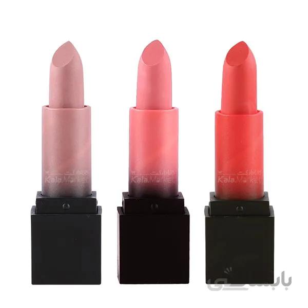 ست رژ لب جامد ۳ تایی مات آرت اسکین مدل آمیزینگ کالر (Artskin Amazing Color Matte Lipstick-Code 01)